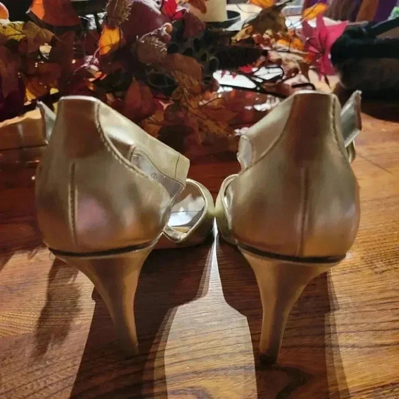 George Silver High Heeled Sandals with ankle strap and Buckle size  7 - Picture 5 of 9